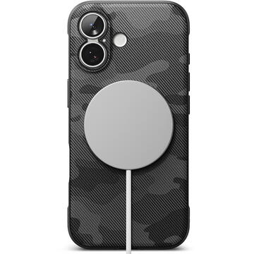 Husa Husa pentru iPhone 17 - Ringke Onyx MagSafe - Camo Black