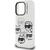 Husa Husa pentru iPhone 16 Pro Max - Karl Lagerfeld IML Luxury Multi Head Pattern (KLHCP16XHMCHKCT) - Transparent