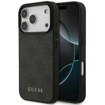 Husa Husa pentru iPhone 17 Pro - Guess Hardcase 4G Classic (GUHCP17LG4GFGR) - Black