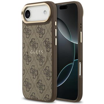 Husa Husa pentru iPhone 17 Air - Guess Hardcase 4G Classic MagSafe (GUHMP17MP4MSEGCW) - Brown