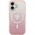 Husa Husa pentru iPhone 17 - Guess IML Gradient Triangle Logo MagSafe (GUHMP17SHGTMLCGP) - Pink