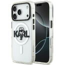 Karl Lagerfeld Husa pentru iPhone 17 Pro - Karl Lagerfeld IML MagSafe Sketch Logo (KLHMP17LHGKIGKBT) - Transparent Karl