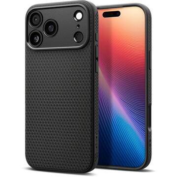 Husa SPIGEN Husa pentru iPhone 17 Pro Max - Liquid Air - Matte Black