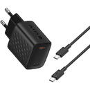 KF2355226 LC17T Cablu USB-C Inclus 30W Negru