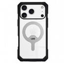 Husa MagSafe pentru Apple iPhone 17 Pro, Urban Armor Gear, Trooper, Gri Transparenta