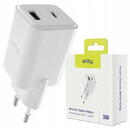 5906667550368 ATC-01-30WAC GaN PD QC 1x USB-C 1x USB-A 30W Alb