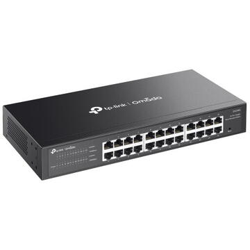 Switch TP-LINK ES224G, 24 porturi, Negru