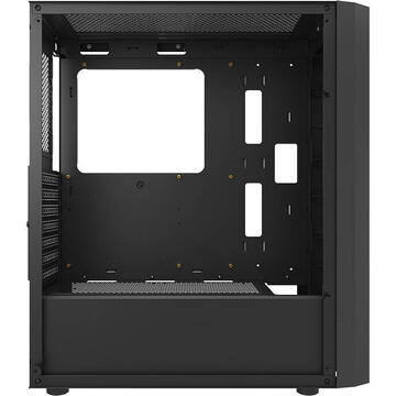 Carcasa Darkflash DK351 ATX,  Middle Tower, Tempered glass + 4 fans Negru