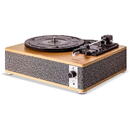 Pick-up cu ac safir si difuzor bluetooth Electromures EM 1021, Bamboo Edition