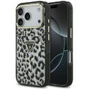 Husa pentru iPhone 17 Pro Max - Guess Leopard Glitter MagSafe (GUHMP17XHLEGTGLK) - Black
