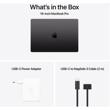 Notebook Apple MP16 M4m CPU-16/GPU-40/64GB/1TB INT BK