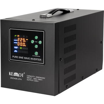 UPS CENTRALE SINUS PUR 2000VA/1400W 24V KEMOT