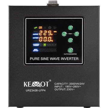 UPS CENTRALE SINUS PUR 2000VA/1400W 24V KEMOT