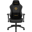 Scaun de gaming pentru birou AndaSeat Phantom 3L negru/auriu rotativ