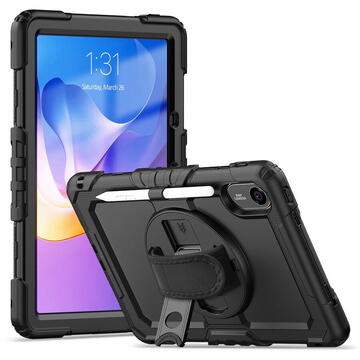 Husa Husă Tech-Protect Solid pentru Xiaomi Redmi Pad 2 11.0, protecție completă, neagră