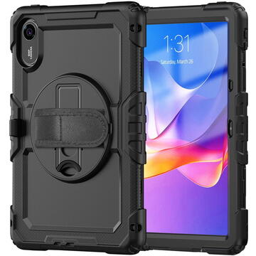 Husa Husă Tech-Protect Solid pentru Xiaomi Redmi Pad 2 11.0, protecție completă, neagră
