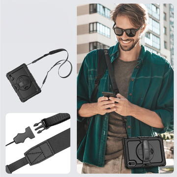 Husa Husă Tech-Protect Solid pentru Xiaomi Redmi Pad 2 11.0, protecție completă, neagră