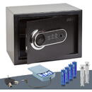 Seif digital cu cititor de amprentă și tastatură – 350 x 250 x 250 mm