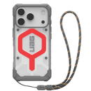 UAG Husa Pathfinder Clear MagSafe iPhone 17 Pro Max Active Lava Lanyard
