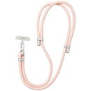 UAG Snur de umar universal pentru telefon Civilian, Rose Quartz, lungime reglabila, pana la 160 cm