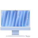 iMac 4.5K Retina (2024) AIO Apple M4 Deca Core 24 inch RAM 16GB SSD 1TB Apple M4 10 core macOS Sequoia INT KB Albastru