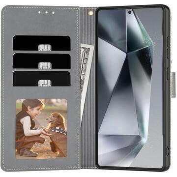 Husa Husă Tech-Protect Wallet pentru Galaxy A26 5G / A17 4G / 5G, tip portofel, Spring Flowers