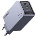 100W GaN Tech Nexode Pro Fast Wall Charger, 1x USB-A & 2x USB-C Space Grey