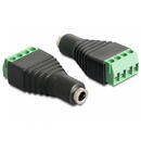 Delock DELOCK Adapter Terminalblock 4Pin -> 3,5mm Klinke Buchse